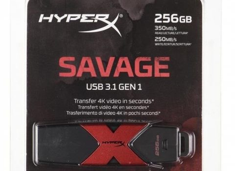 Pendrive Kingston HyperX Savage HXS3 256GB 256GB, USB 3.1, kolor czarny Sklep komputerowy serwis komputerowy klaj bochnia krakow malopolska